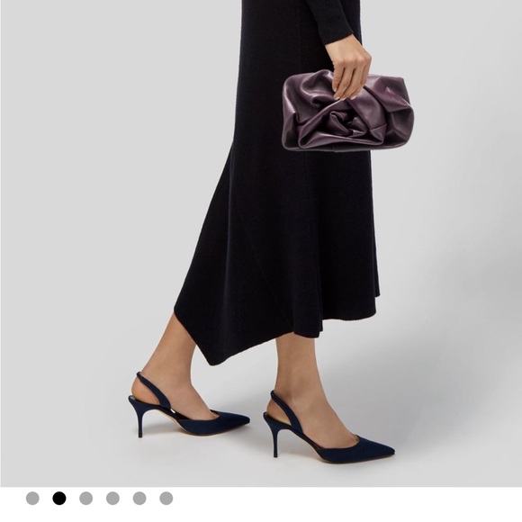 Burberry Purple Leather Clutch - Picture 2 of 6